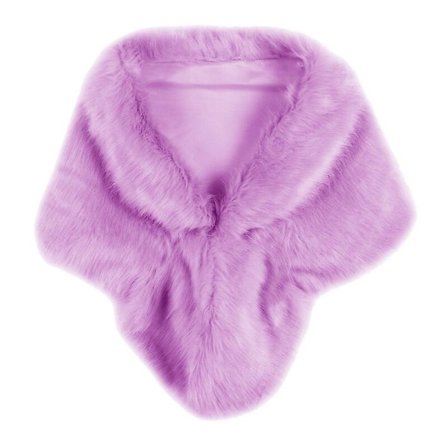 Vinter Elegant Dame Imitert Pels Kappe Brud Imitert Pels Frakk Kvinner Bryllup Sjal Aften Fest Wraps Slim Pels Skulder Kapper