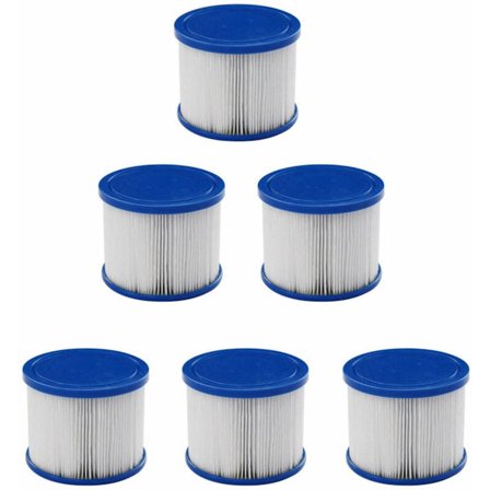 Kompatibel med AREBOS filterpatroner for spa og boblebad (6 stk)