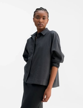 Ahlvar Gallery Gigi Oxford Shirt - Grey - M