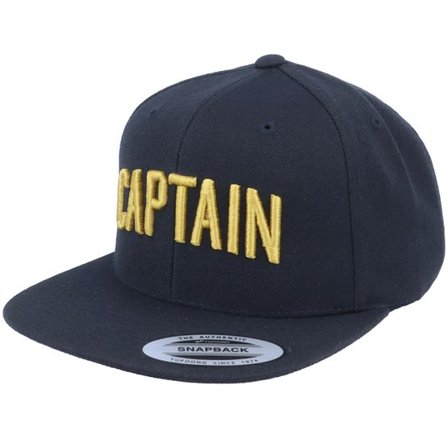 Iconic - Svart snapback Keps - Captain 3D Black Snapback @ Hatstore