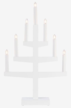 Star Trading - Adventsljusstake Trapp - Vit - Adventsljusstakar - Från Homeroom