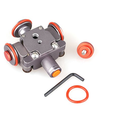 Elektrisk bordsskiva mobil rullande slider dolly 3 hjul bil för mobiltelefon Micro DSLR videokamera