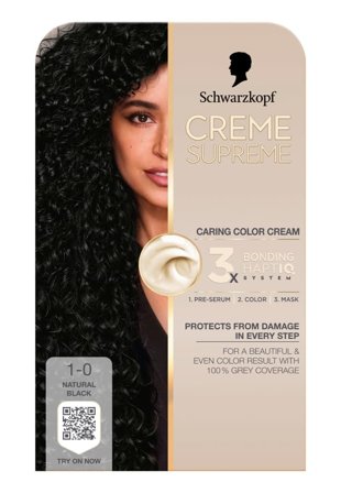 Schwarzkopf Creme Supreme Hårfärg Dam Brun 1 ST