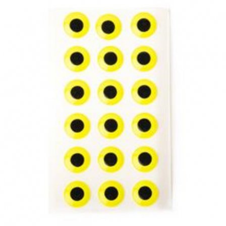 Epoxy Eyes 11mm - Fluo Yellow