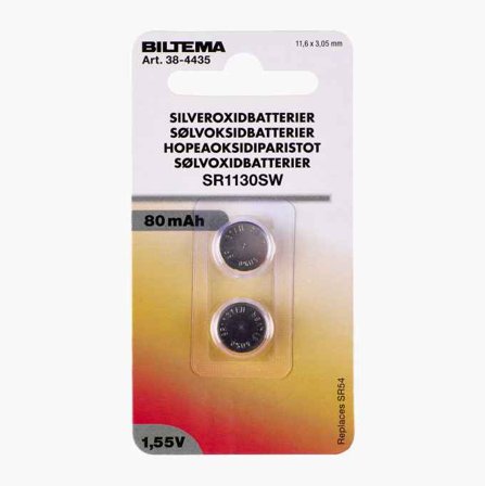 SR1130SW Silveroxidbatteri 2 st.