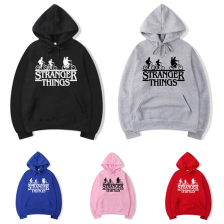 Casual Sport Gym Toppar / Unisex Stranger Things Huvtröja / Avsl