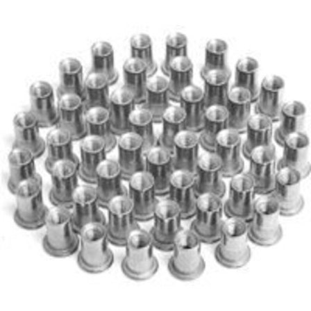 100 kpl M4 niittimuttereita, kierreholkki niittimuttereita, ruostumattomasta teräksestä valmistettuja niittimuttereita, käytetään huonekalujen 