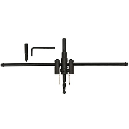 Justerbar hålsåg borr, cirkelhålsåg med justerbart blad för trä, plast, gipsskivor, karbidspets legerat stål hålsåg