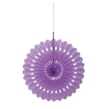 Pappersdekoration solfjäder lila 40 cm - Dukning & Dekoration - Kalaslagret.se