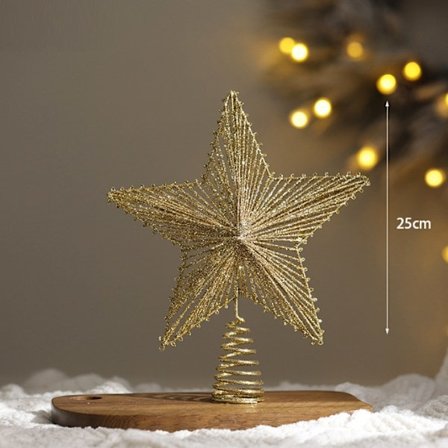 Ny julestjerne til juletræspynt stil 1