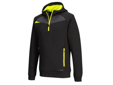 PORTWEST Hoodie halfzip DX467 svart 3XL - Lyreco - Arbetskläder - Arbetströjor - Hoodies och luvtröjor