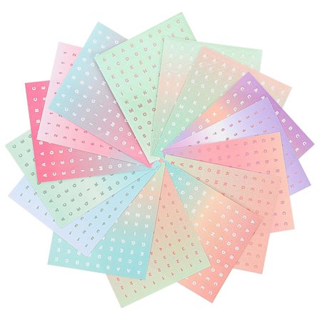 Käsityönä tehdyt tarrat Numerotarrat Vinyylikirjaintarrat Ihastuttavat kirjainteipit Värilliset kirjainteipit Isokirjaintarrat