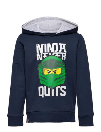 M12010469 - Sweatshirt W Hood Blue Lego Wear