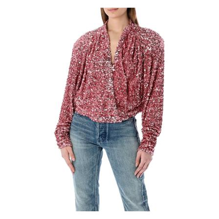 Rotate Birger Christensen, Topwear Rt 864S Roze, Dames, Maat:S