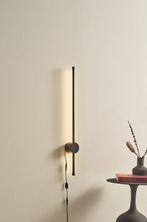 Jotex - ALISO vegglampe 80 cm Matt black - Kjøp Vegglamper hos Jotex