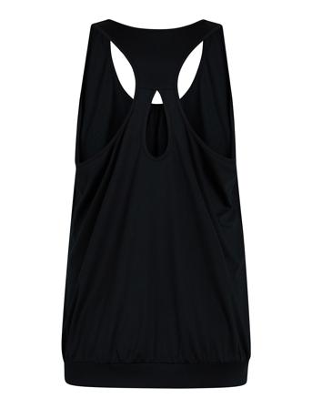 Women Sports Top T-shirts & Tops Sleeveless Svart ZEBDIA*Betinget Tilbud