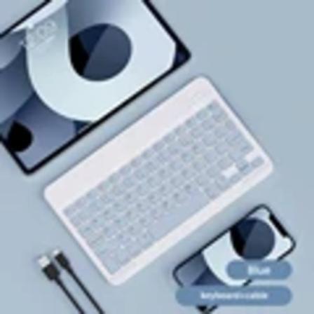 10 tuuman magneettinen tablet-näppäimistö iPad 2024 10.9 11 10,2 Bluetooth-näppäimistö ladattava Xiaomi 6 Hu Awei Matepad 11.5 blue 030