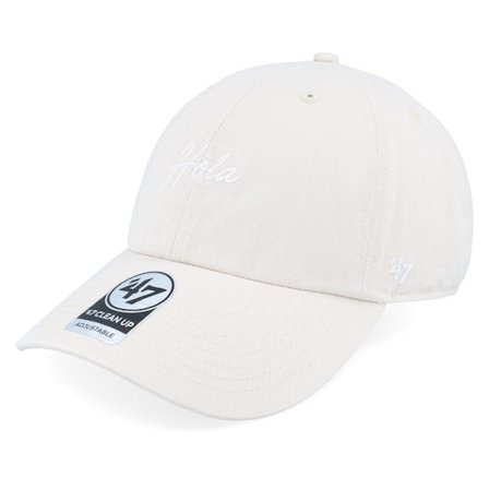 47 Brand - Beige unconstructed Czapka Z Daszkiem - Phrase-base Runner Icon 47 Clean Up Bone Dad Cap @ Hatstore