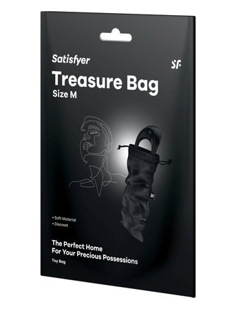 Satisfyer Satisfyer Treasure Bag Black M - Black - ONE SIZE
