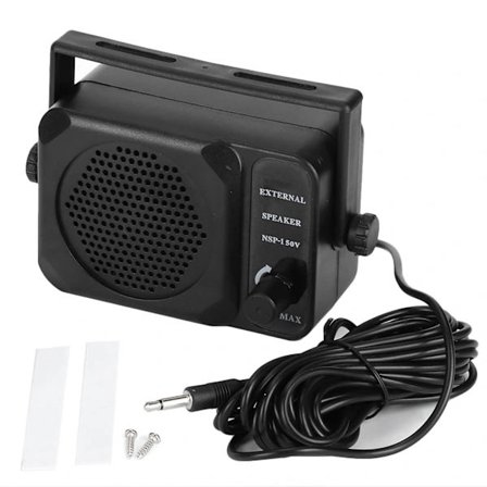 /EA/Mini Ekstern Høyttaler NSP‐150V 2‐veis Radio CB HF VHF UHF Senderbiltilbehør