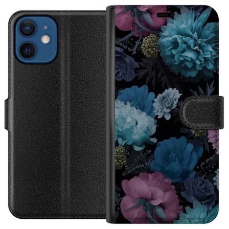 Kompatibelt Plånboksfodral till Apple Apple iPhone 12 mini Blommor