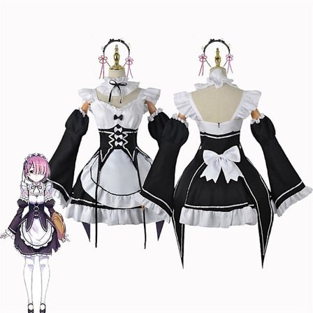 Tyhjästä, Elämä toisessa maailmassa, Cosplay, Ramam-asu, japanilainen pseudo-maid-asu