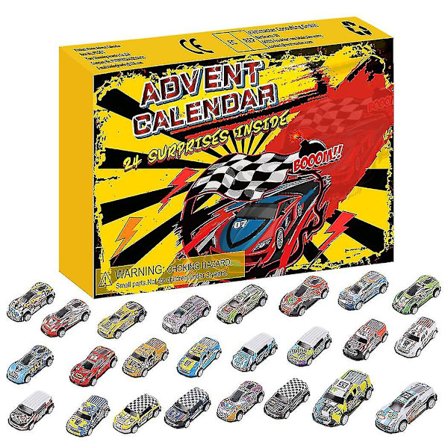 Bil Nedräkning 24 Digital Blind Box Barn Present Racing Jul Adventsgåva