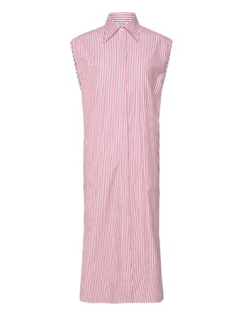 Filippa K Cotton Poplin Shirt Dress - Red - 36