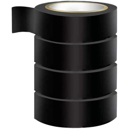 PVC-eristysnauha, liekinsuojattu, vedenpit v , s hk teippa, korkean l mp tilan kest v , auton korjausjohtoihin ja -kaapeleihin, 25 mm x 20 m, 4 
