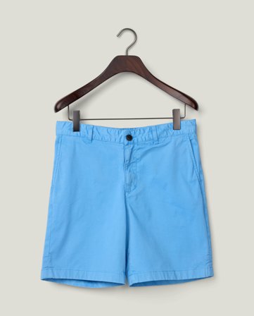 Lexington Klassische Shorts aus Baumwoll-Twill, blau