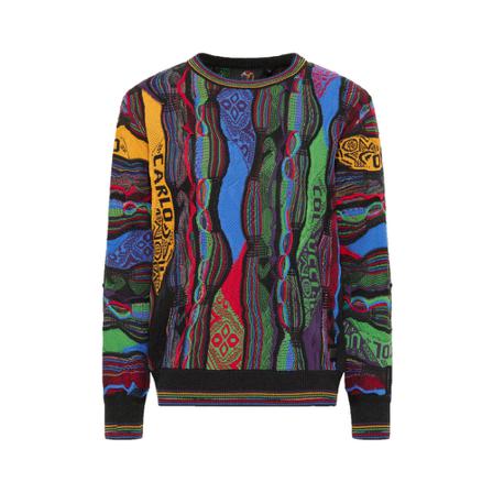Carlo Colucci, C11012 Sweater Senior Antra Blauw, Heren, Maat:M