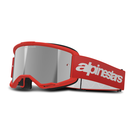 Gogle Cross Alpinestars Vision 3 Wordmark Czerwony