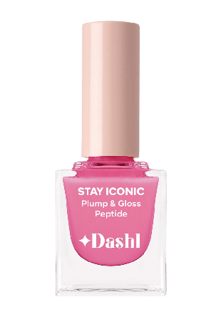 DASHL Stay Iconic Plump & Gloss Peptide Nagellack Unisex Rosa 10ML