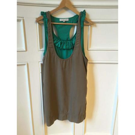 Stella Mccartney Pre-owned - Vintage Klänningar - Grön - Dam - Storlek: M, Dam, Storlek: M