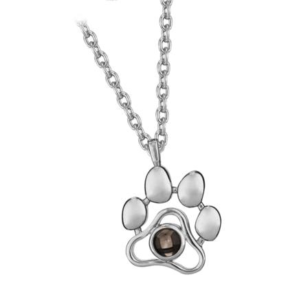 Kvinnor Halsband Pet Paw Palm Print Hängande Hals Smycken