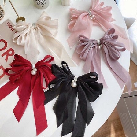 5 kpl Hiussolkia Rusetteja Rusetti Hiusklipsit Yksivärinen Rusetti Ranskalainen Pinni Rusettisolki Hiuspinni Iso Hiusrusetti Naisille Tytöille