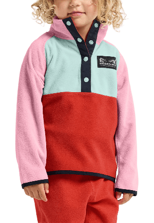 Didriksons Monte Half button Ytterplagg Unisex Rosa 120