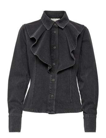 Ardenegz Ls Shirt Black Gestuz