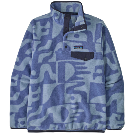 Patagonia W's Lw Synch Snap-T P/O Mother Tree: Barnacle Blue