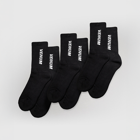 Venum Strumpor 3 par Svart Vit