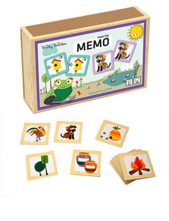 Wacky Wonders Memo Toys Puzzles And Games Games Memory Multi/mönstrad Barbo Toys