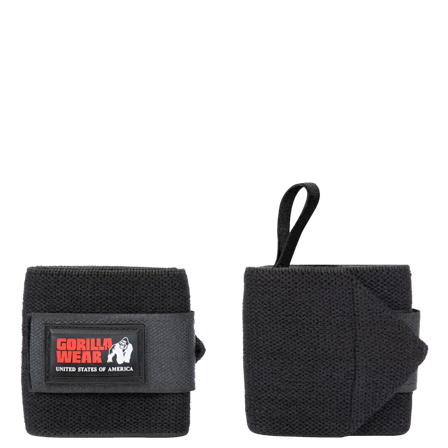 Gorilla Wear Gear wrist Wraps Basic Musta/Punainen