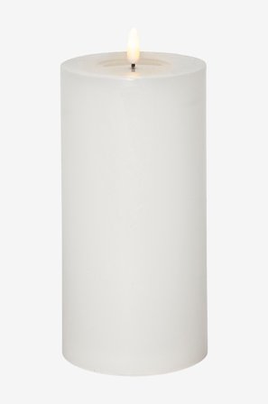 Jotex - Flamme Flow Big 22,5 Cm Hvit - Blocklight - Kjøp LED-lys hos Jotex