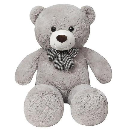 Giant 105/125/145 cm myk bamse plysjleker Brown Bear Super B gray 105cm