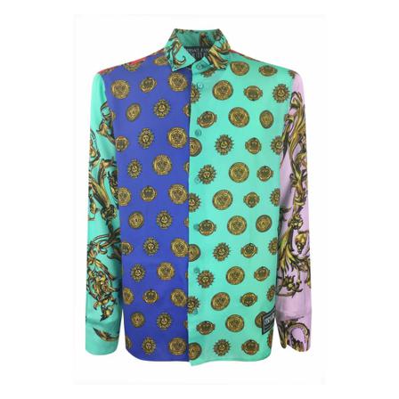 Versace Jeans Couture, Shirt Groen, Heren, Maat:M