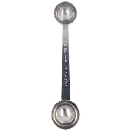 15ML 30ML Kaksipuolinen mittalusikka Ruostumaton teräs Kauha KLB