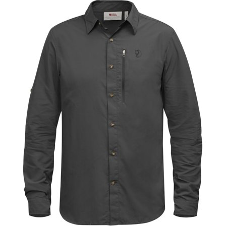 Fjällräven Abisko Hike Shirt LS Men long-sleeved shirts Grey L