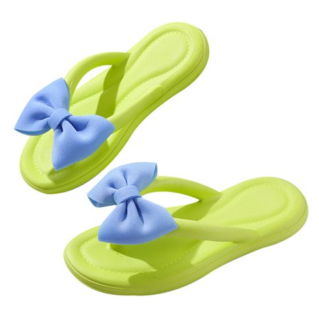 Dames Bow Pillow Flip Flops, Super Bløde Anti-Skrid Sikkerhedssandaler