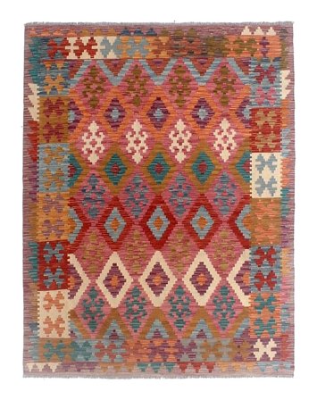 Kilim Afghan Old Style Rug Oriental (Wool, Afghanistan)