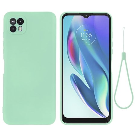 Matt Motorola Moto G50 skal av flytande silikon - Grön